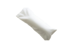 A long, white organic neck pillow from Shepherd's Dream is set against a plain background. This pillow looks soft and plush, making it ideal for providing comfort and support during sleep while promoting optimal cervical spine alignment.